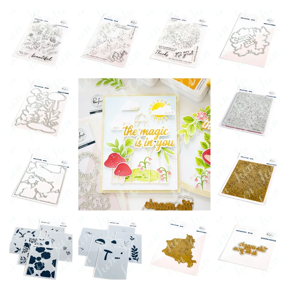 

2023 New Summer Stencils and Stamps Scrapbook Decoration Metal Cut Dies Hot Foil Plates Embossing Template DIY Greeting Card