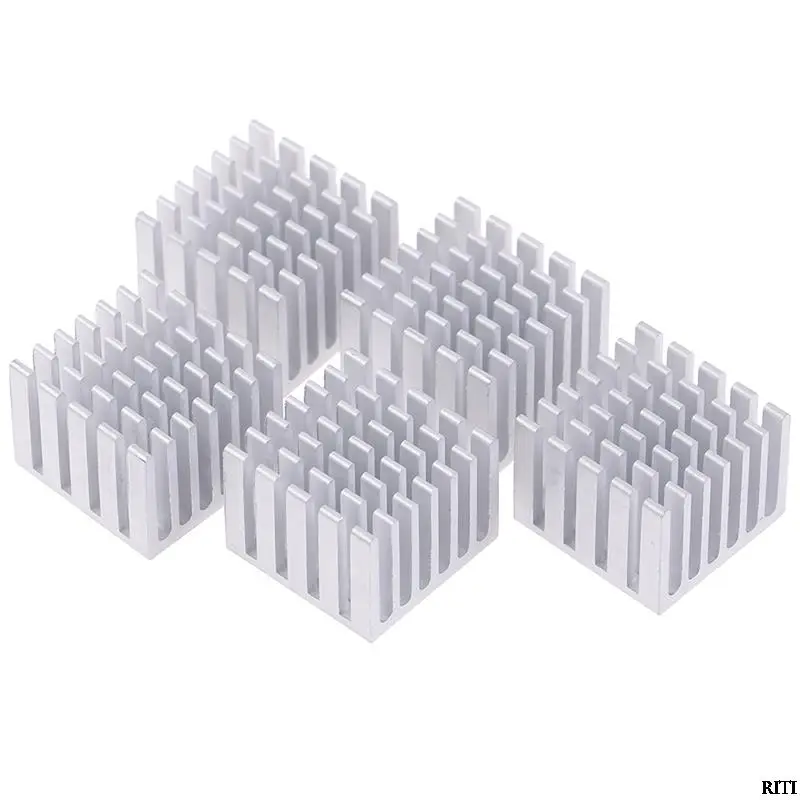 

5Pcs 20x20x15mm Cooling Accessories DIY Heatsink CPU GPU Chip Aluminum Heatsink