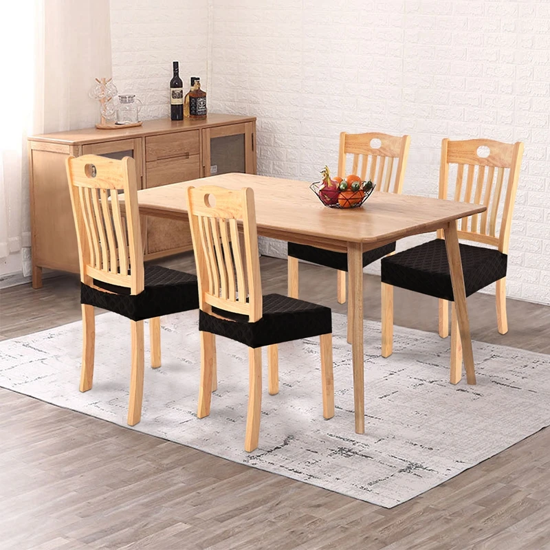 Чехол на стул в клетку эластичный чехол сиденье для столовой Нескользящие чехлы