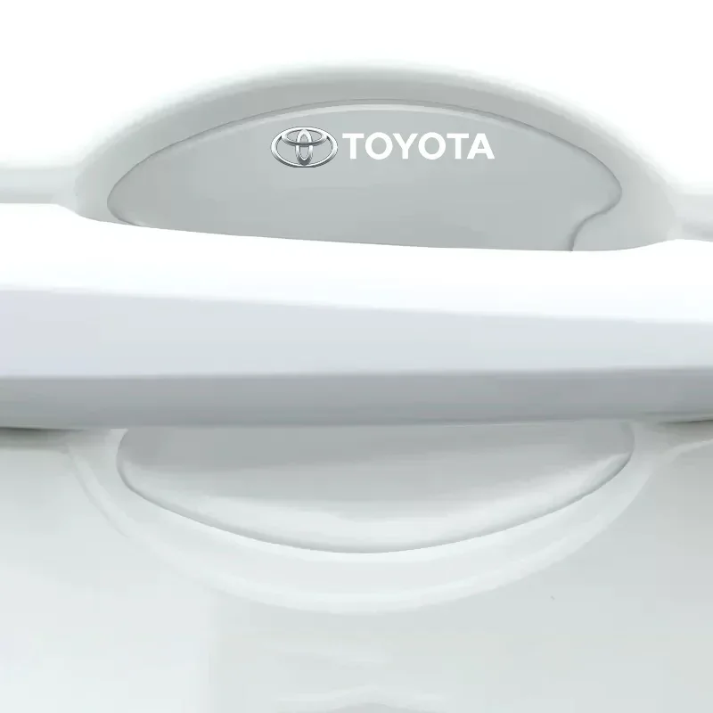 

8 шт. прозрачные защитные наклейки на дверные ручки автомобиля для Toyota GR Sport Gazoo Racing Yaris 86 Corolla Hilux Supra C-HR шины
