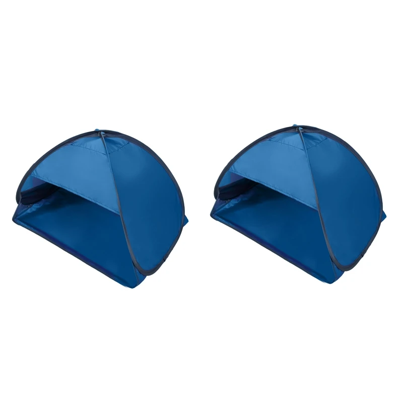 

1Set Head Tent Canopy Beach Shade Tents Automatic Quick-Opening Shading Outdoor Windproof Sand Proof (L)