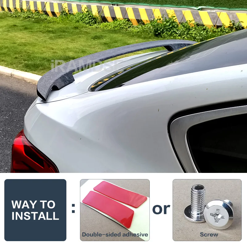 Спойлер для багажника кованый текстурный Тип MT крыло заднего автомобиля из