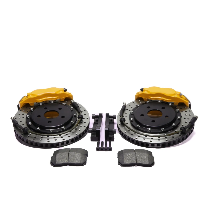 

Jada 9200 Brake System for Front Wheel Brake Kits 4 Pot Yellow Caliper 355*28mm Brake Disc Spare Parts Car Accessories