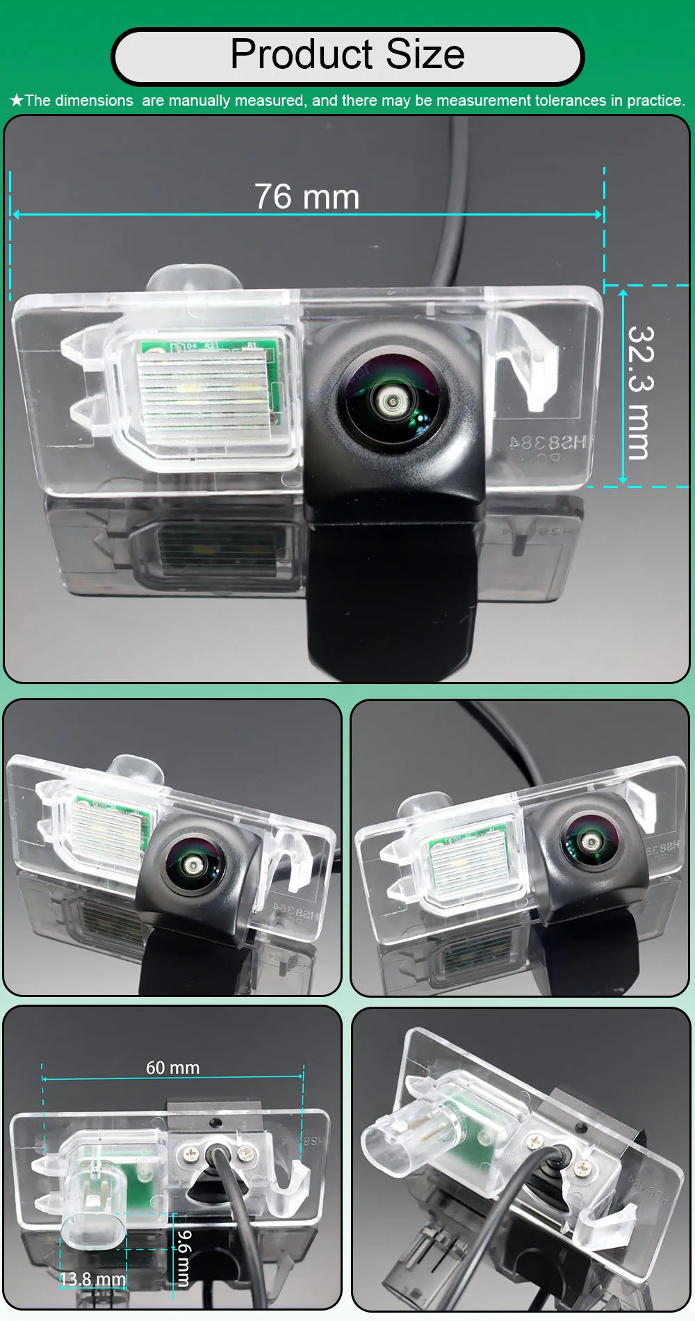 Камера заднего вида для Jaguar XE XF XFL модель 1080 дюйма HD ночное видение