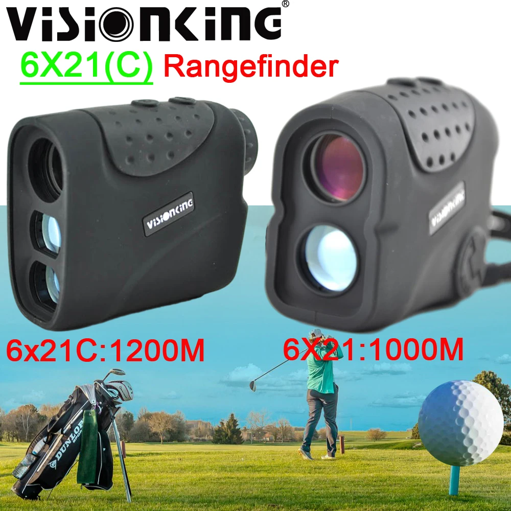 

Visionking mini 6x21 Portable Laser Range Finder 1000m 1200m Distance Meter Digital Hunting Golf Measurement Monocular Telescope