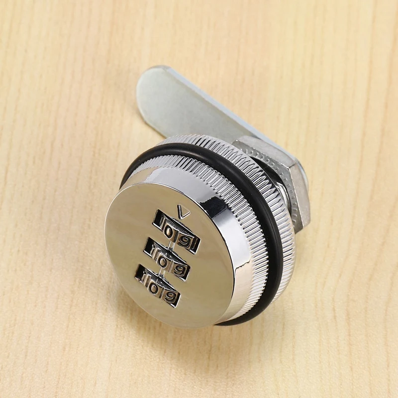 

20X Alloy Code Combination Cam Lock Keyless Post Mail Box Cabinet RV 3 Dial Silver