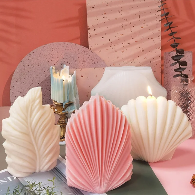 Прекрасная художественная ракушка коралловая форма для ароматерапии свечей