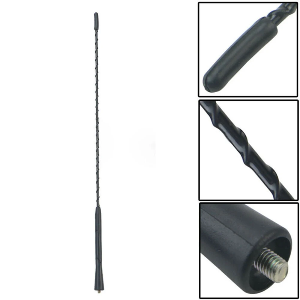 

1Pcs 16" Car Radio FM AM Antenna Screw Type Antenna Base Adeapter Signal Antenna Aerial Extend Antenna Universal