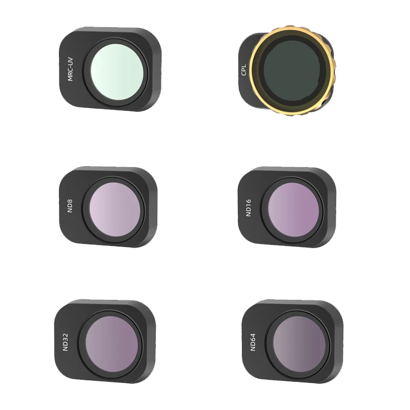 Набор фильтров для DJI Mini 3 Pro объектив камеры MCUV CPL ND8 ND16 ND32 ND64 ND/PL Mavic Аксессуары