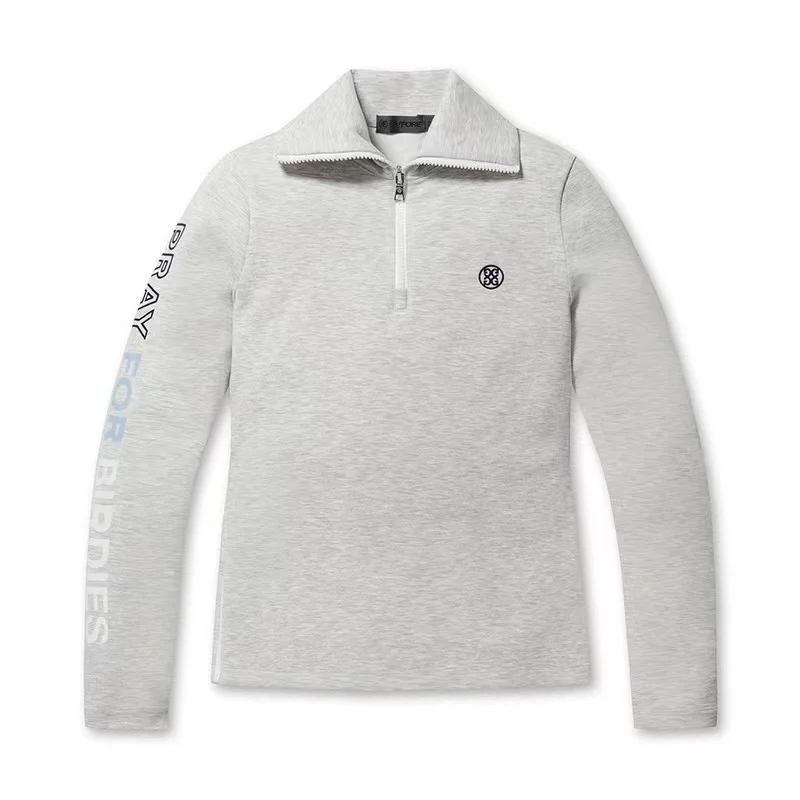 

Golf Clothing Women Sweater Spring And Autumn New Outdoor Sports Casual Zipper Lapel Bottom Top Woman Golf Hoodie