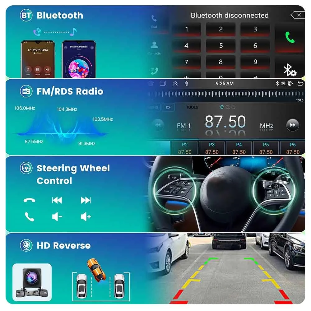 Автомобильный радиоприемник на Android 14 для FIAT 500 Abarth 2007 -2015 5G WIFI DVD Мультимедийная