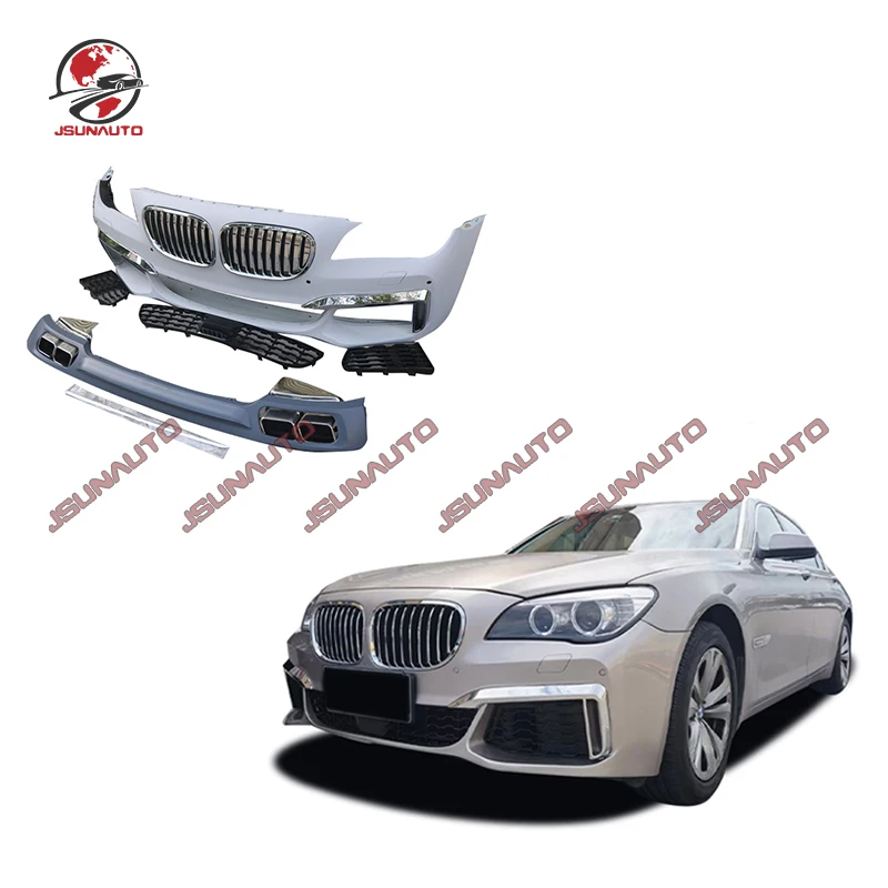 Комплект для BMW 7 серии PP, комплект для переднего бампера M760 Style Bodykit для 7 серии 730 740 F01 F02, задний диффузор, выхлопные Грили 2009-2014 Комплект для BMW 7 серии PP, комплект для переднего бампера M760 Style Bodykit для 7 серии 730 740 F01 F02, задний диффузор, выхлопные Грили 2009-2014