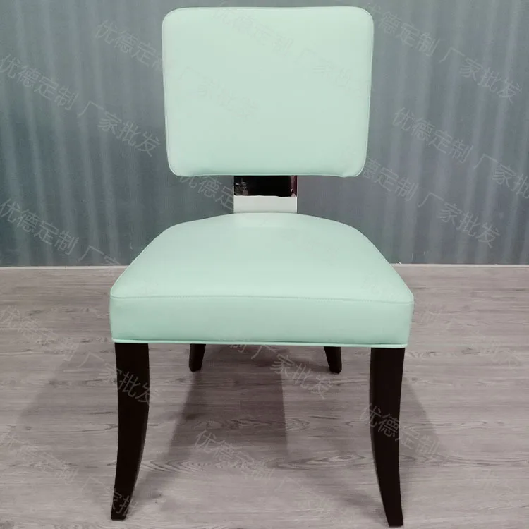 

Современный минималистичный обеденный стул из ткани для ресторана, деревянный обеденный стол и стул для отеля