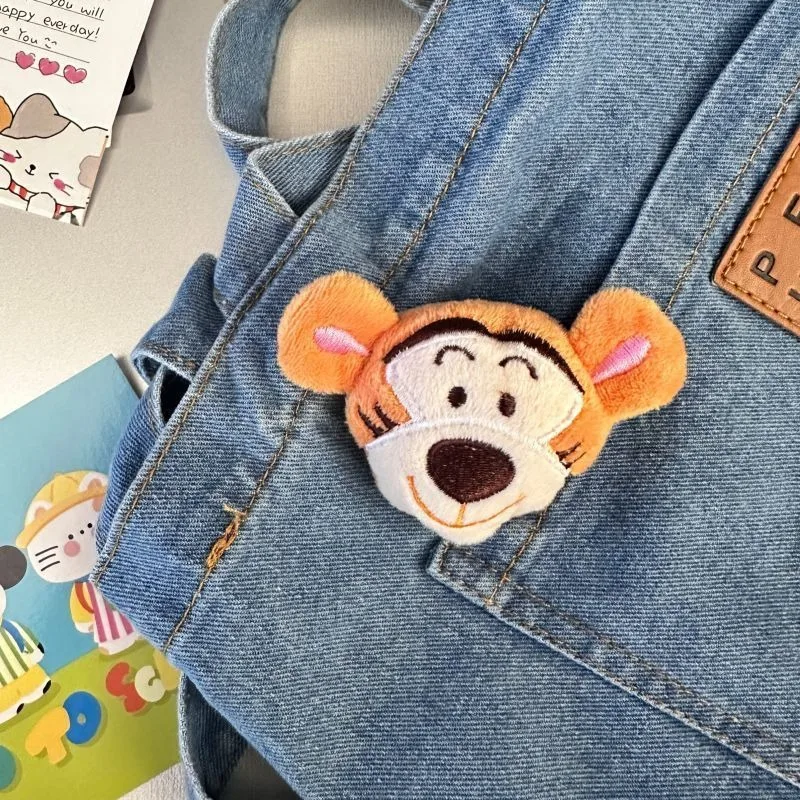 Новинка Винни-Пух Тигр мультяшная анимация креативная плюшевая кукла брошь