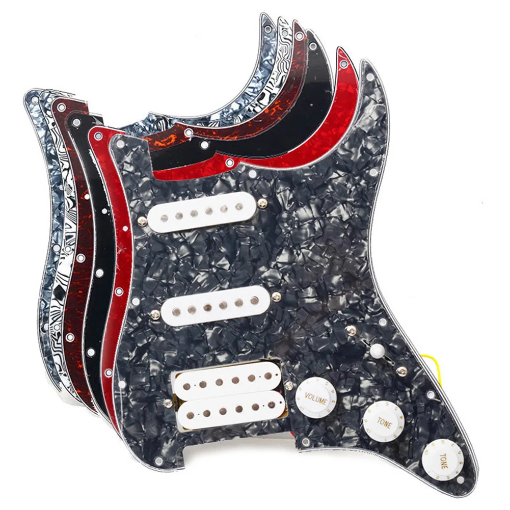 

SSH Loaded Prewired Electric Guitar Pickguard Pickup For ST Replacement Musical Instruments Guitar Parts SSH Pickguard Set