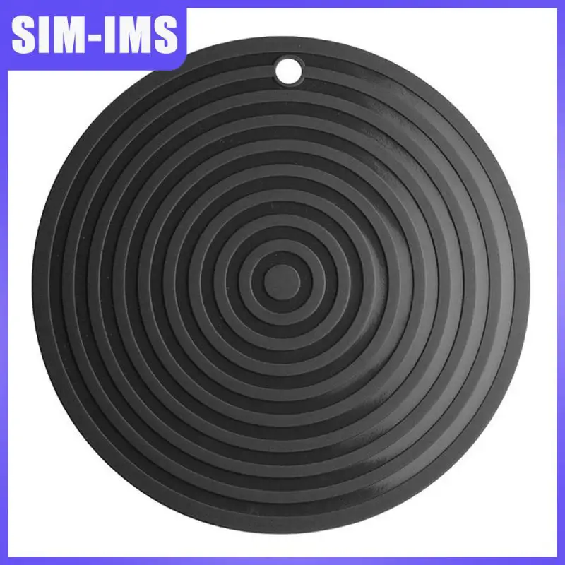 

Circle Bowl Mat Silicone Oil-proof Induction Cooker Mat Modern Household Plate Mat Wash-free Table Mat Waterproof Non-slip