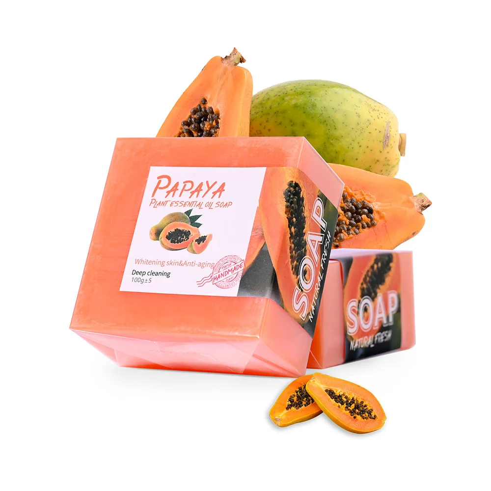 Отбеливающее мыло ручной работы 100 г осветляющее натуральное растительное