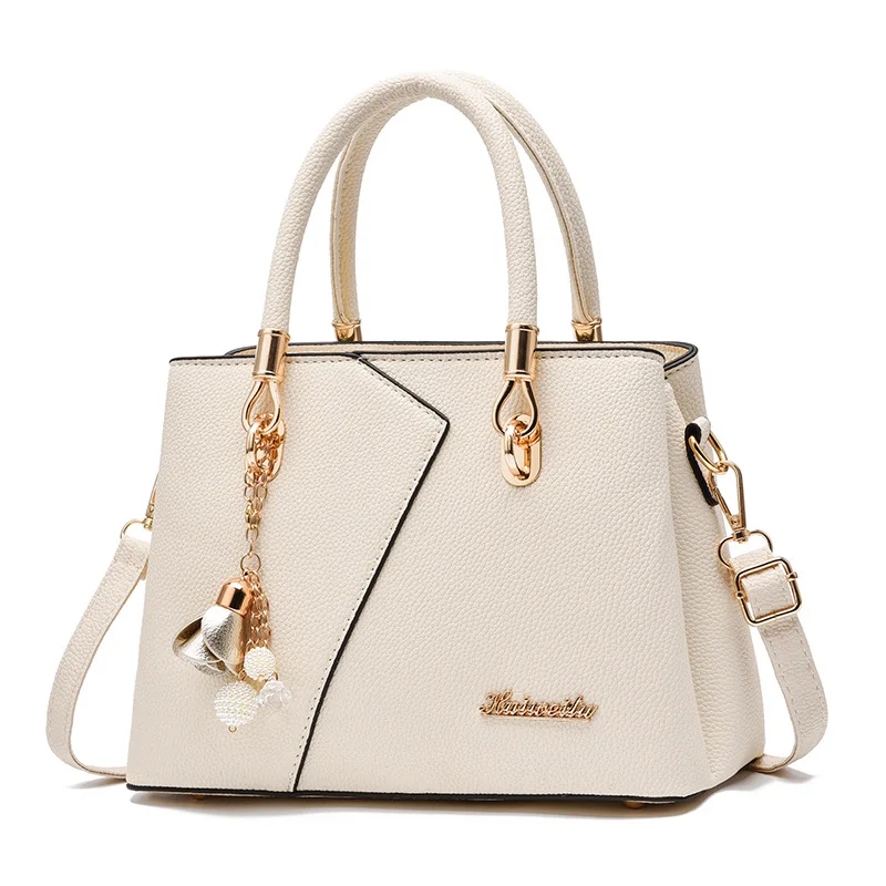 

Autumn and Winter 2023 New Fashion Middle Age Handbag Large Capacity Litchi Pattern Single Shoulder Crossbody Bag