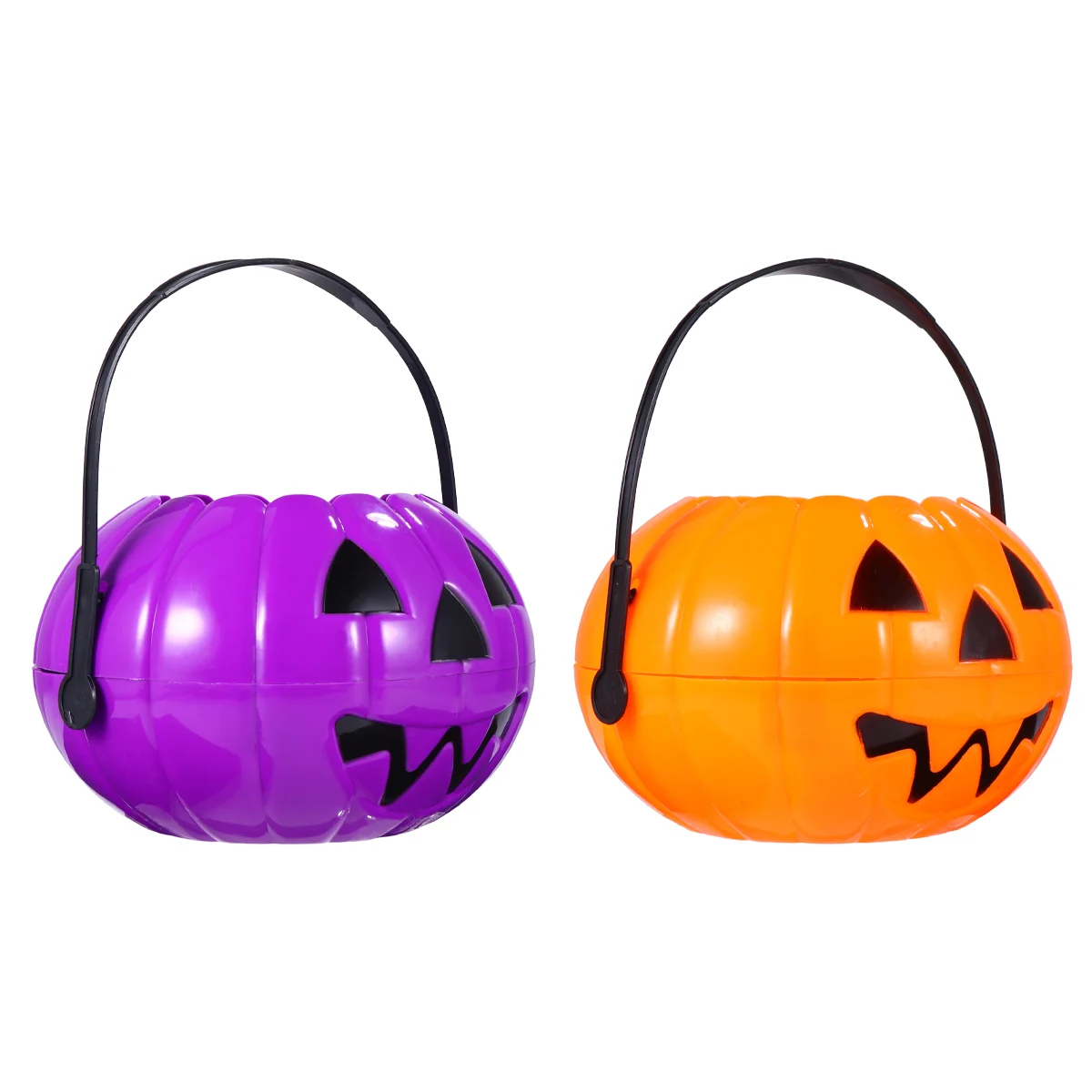 

Pumpkin Trick Or Treat Buckets Candy Bucketkids Bowl Holder Decor Cauldron