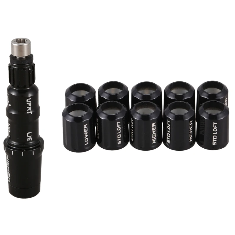 

10Pcs Golf Irons Ferrules .335 For Taylormade R11S R11 RBZ R9 Shaft TP & 1 Pcs 0.335 Golf Adapter Sleeve Accessories