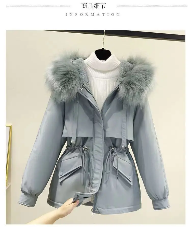 Pai Overcomes the New Winter Loose Plush Thickened Cotton Jacket Women's Western Style Small Cotton Jacket Workwear Coat