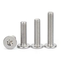 51050pcs m3 m4 m5 m6 m8 304 stainless steel cm six leaf torx ultra thin ultra low flat head screws bolts repair screws