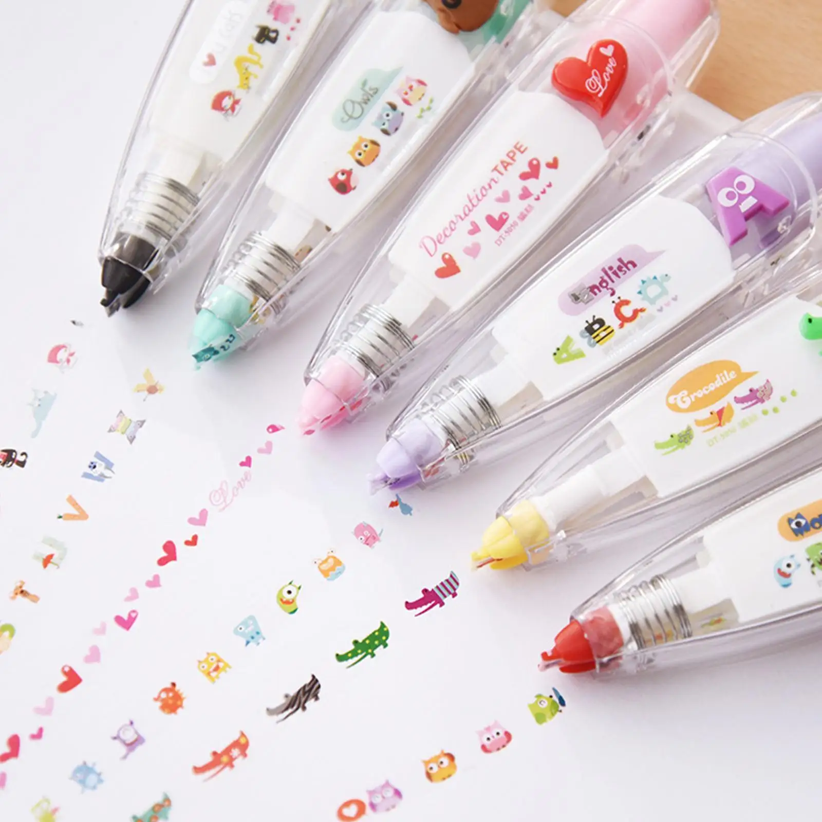 

Lace Correction Tape Cute Press Type Decoration Stationery Tape Stationery Kawaii Cartoon Student Tape Diy Korean I4t3
