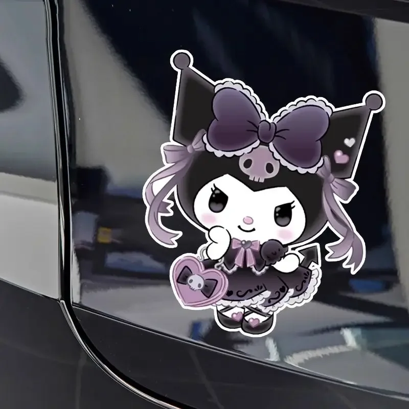 MINISO Sanrio Kuromi автомобильное боковое окно наклейка на экран мультяшная крышка