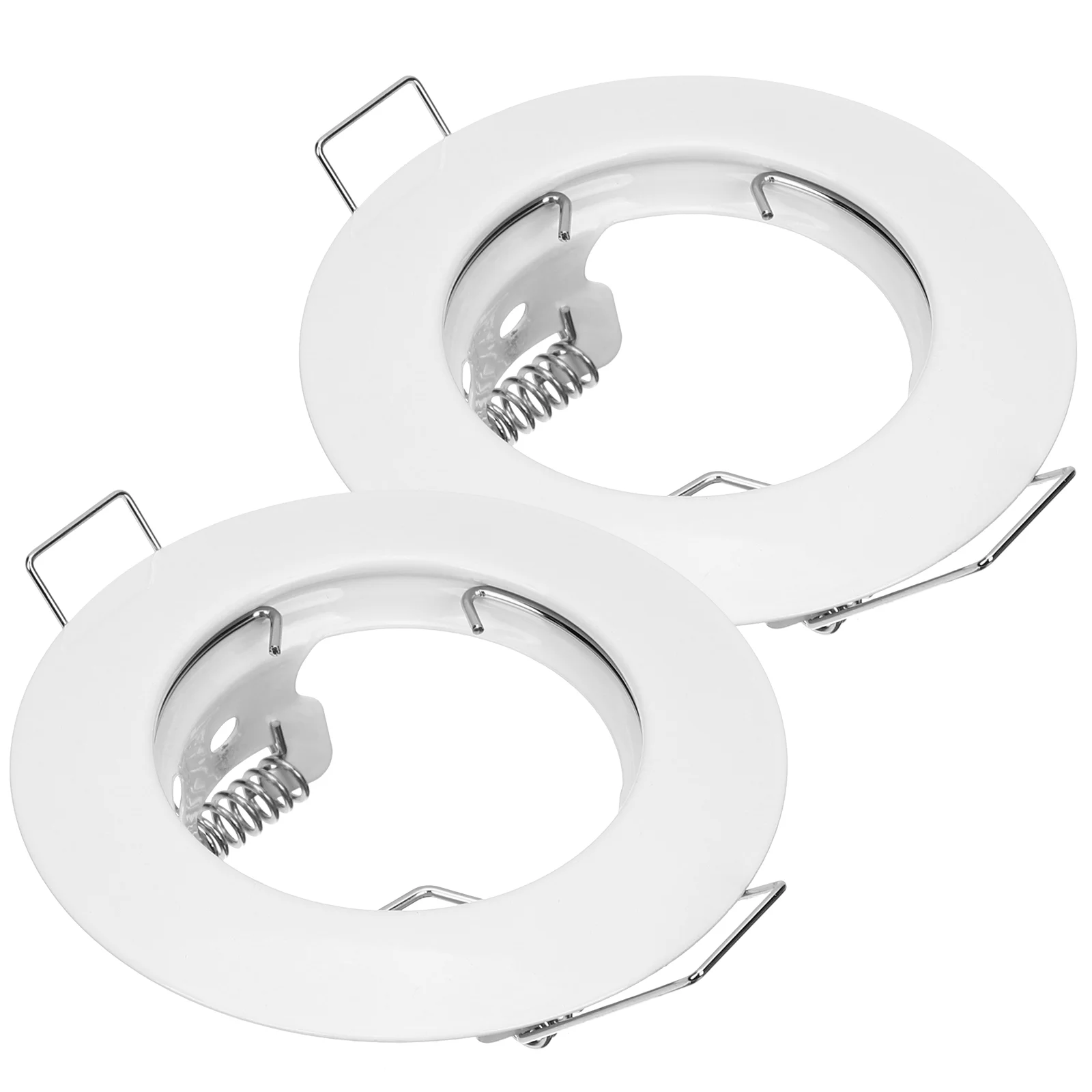 

2 Pcs LED Decor Metal Trim Ring Trim Recessed Lights Bulb Light Cover Trim Ring Can Light Covers