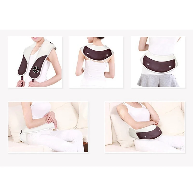 

Neck Shoulder Massager Multifunction U Shape Electric Back Beat Massage Device For Relaxation Relieve Fatigue,EU Plug