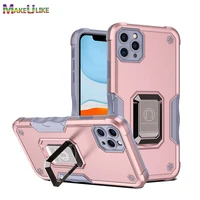 case for iphone 11 pro max case shockproof ring armor cover for iphone 7 8 plus 11 12 13 pro mini x xr xs max case with stand
