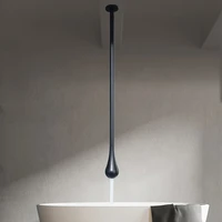 bathroom bathtub hang ceiling faucet solid brass basin faucet tub mixer tap spout water drop taps support for custom length