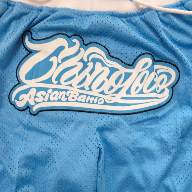 BG Basketball shorts Carolina blue Embroidery sewing Zip pocket outdoor sport big size various styles sandbeach shorts baby blue