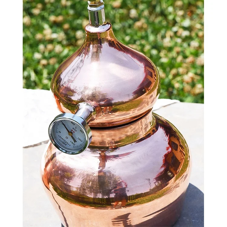 Медный дистиллятор Destillery медный в горшке домашний