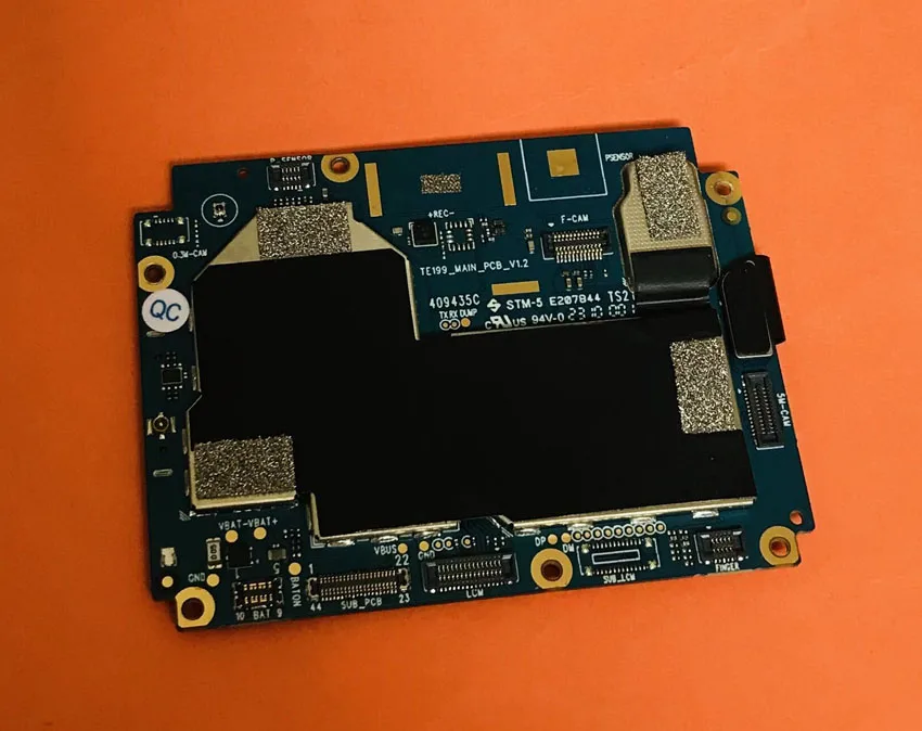 Оригинальная материнская плата 4G RAM + 64G ROM для FOSSiBOT F101 Helio A22 четырехъядерный