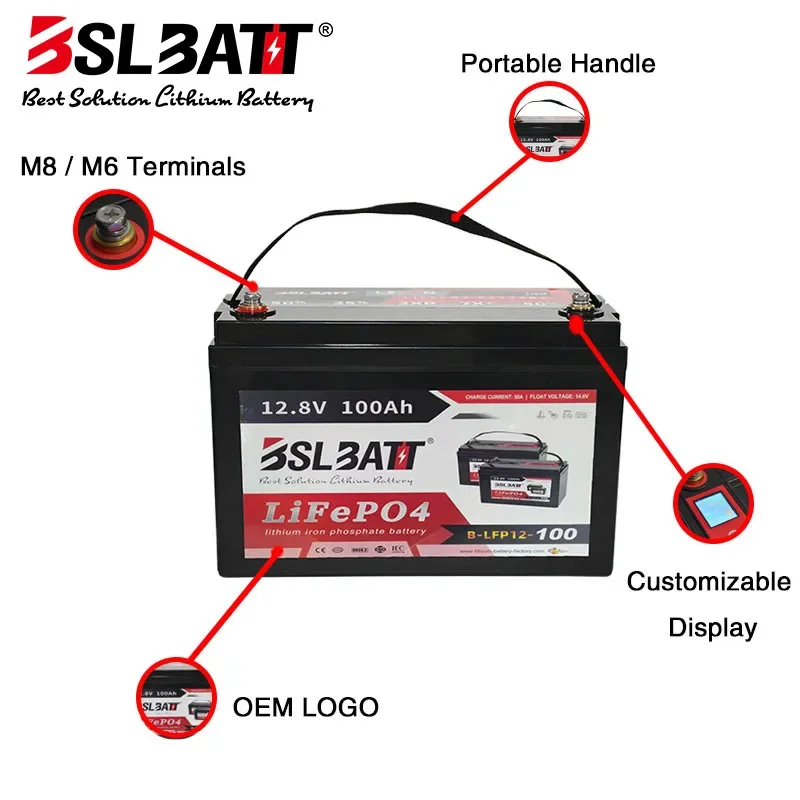 Аккумулятор 18650 12 В 100 Ач 150 для телекоммуникационного аккумулятора/аккумулятора