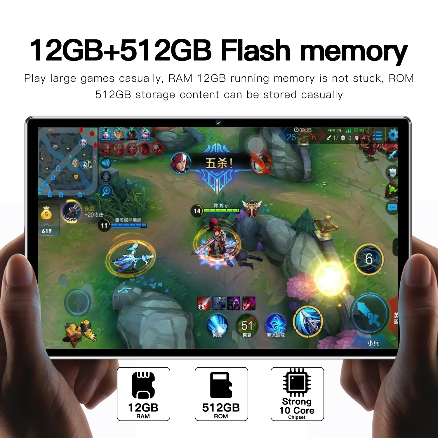 2024 Глобальная версия Xaioml Pad 15 Pro 11-дюймовый HD-планшет с двумя SIM-картами Android 13 AI Powere