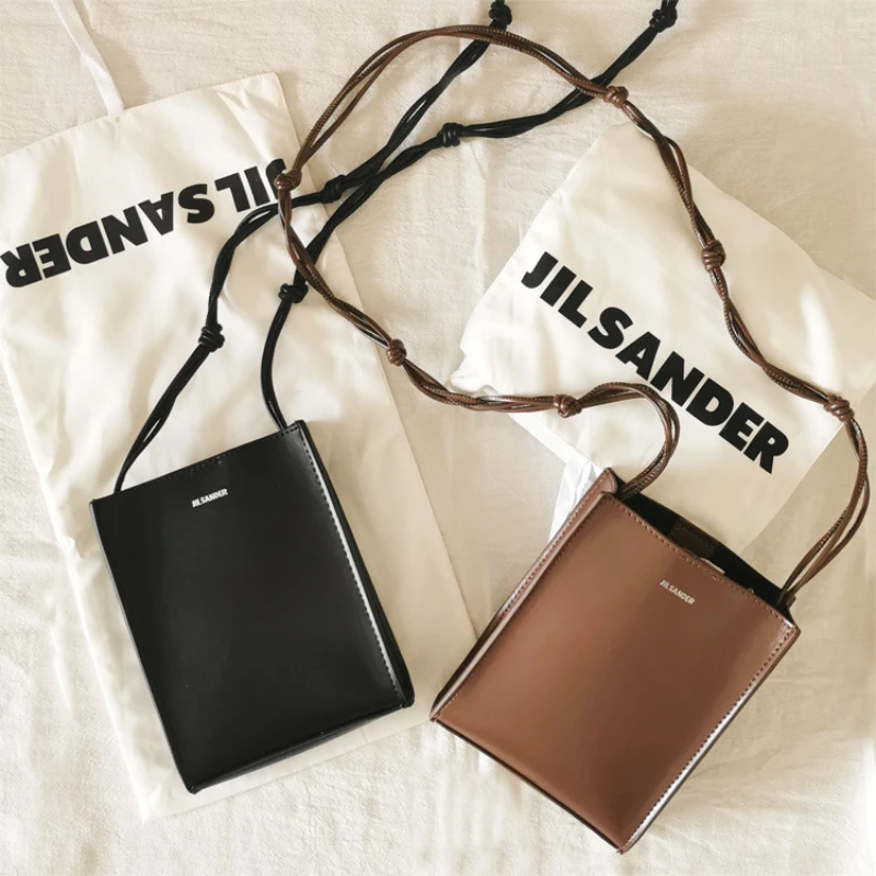 

Designer Bag Luxury Handbags Woven Shoulder Strap Solid Color Small Square Backpack Simple Trend Messenger Bags