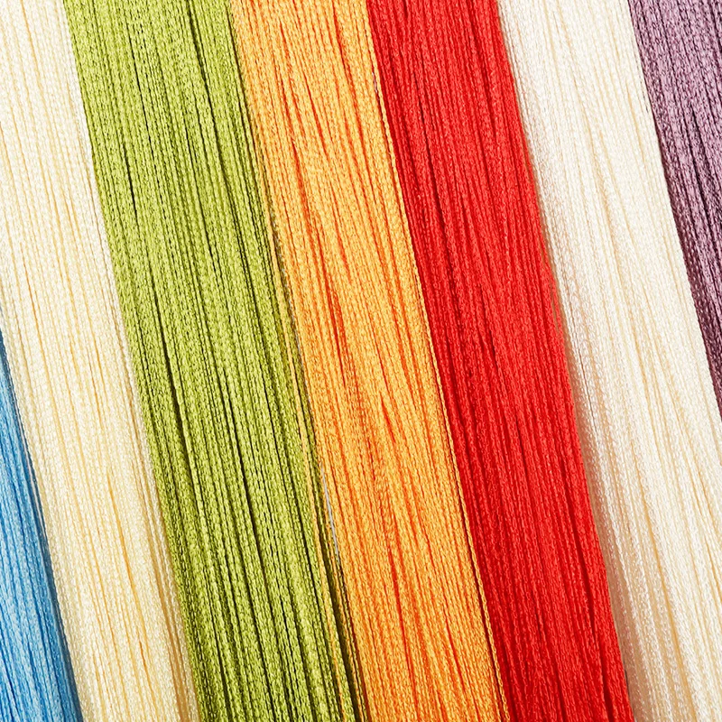 

1x2m Multi-color Thread Line Curtains for Living Room Door Wall Window Panel Tassel Curtains bedroom Window curtain Decoration