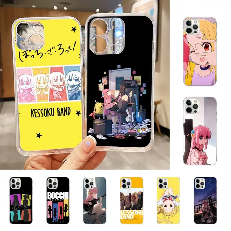 

Cute Cartoon Anime BOCCHI THE ROCK Phone Case For Iphone 7 8 Plus X Xr Xs 11 12 13 Se2020 Mini Mobile Iphones 14 Pro Max Case