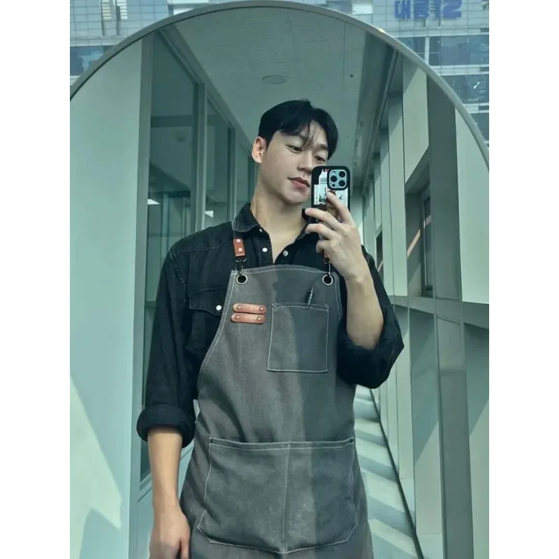 Нагрудники для ресторана отеля повара индивидуальный логотип хлопок унисекс