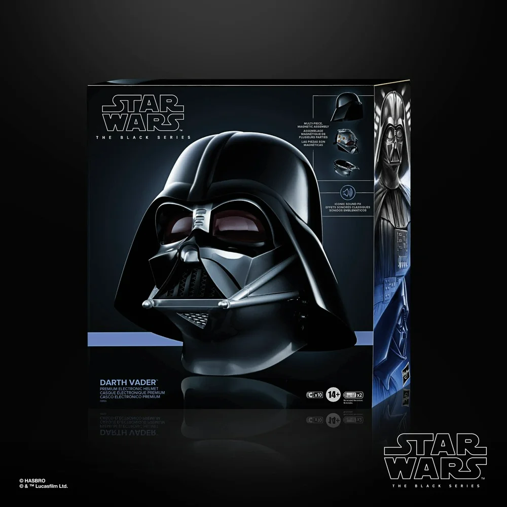 Hasbro Звездные войны черная серия Дарт Вейдер Премиум электронный шлем 1:1 носимые