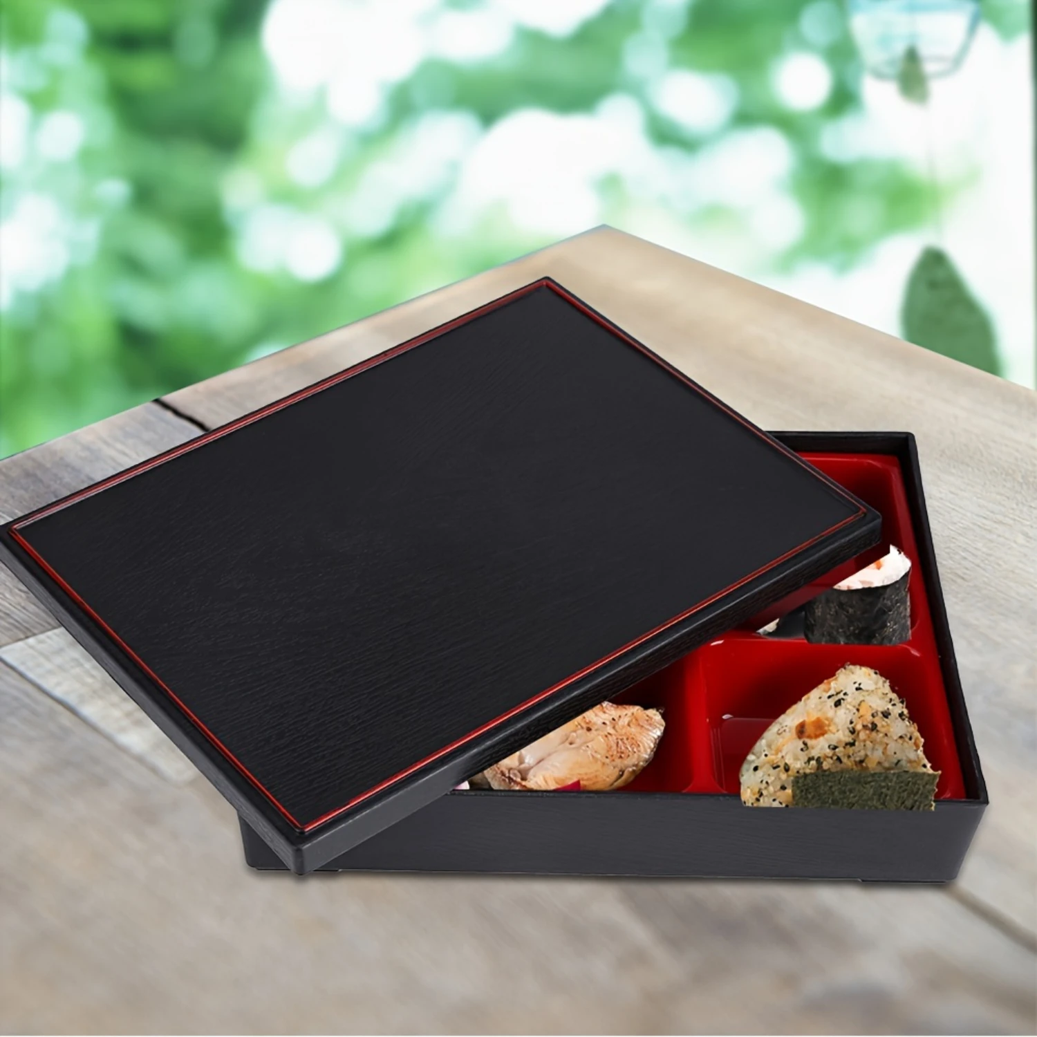 Коробка для еды портативные ланч-боксы контейнер Bento деревянная коробка в
