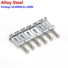 Винтажные электрогитары с тремоло-Бридж, седло 10,5 мм11,2 мм для ST, 1 комплект (6 шт.) из легированной стали