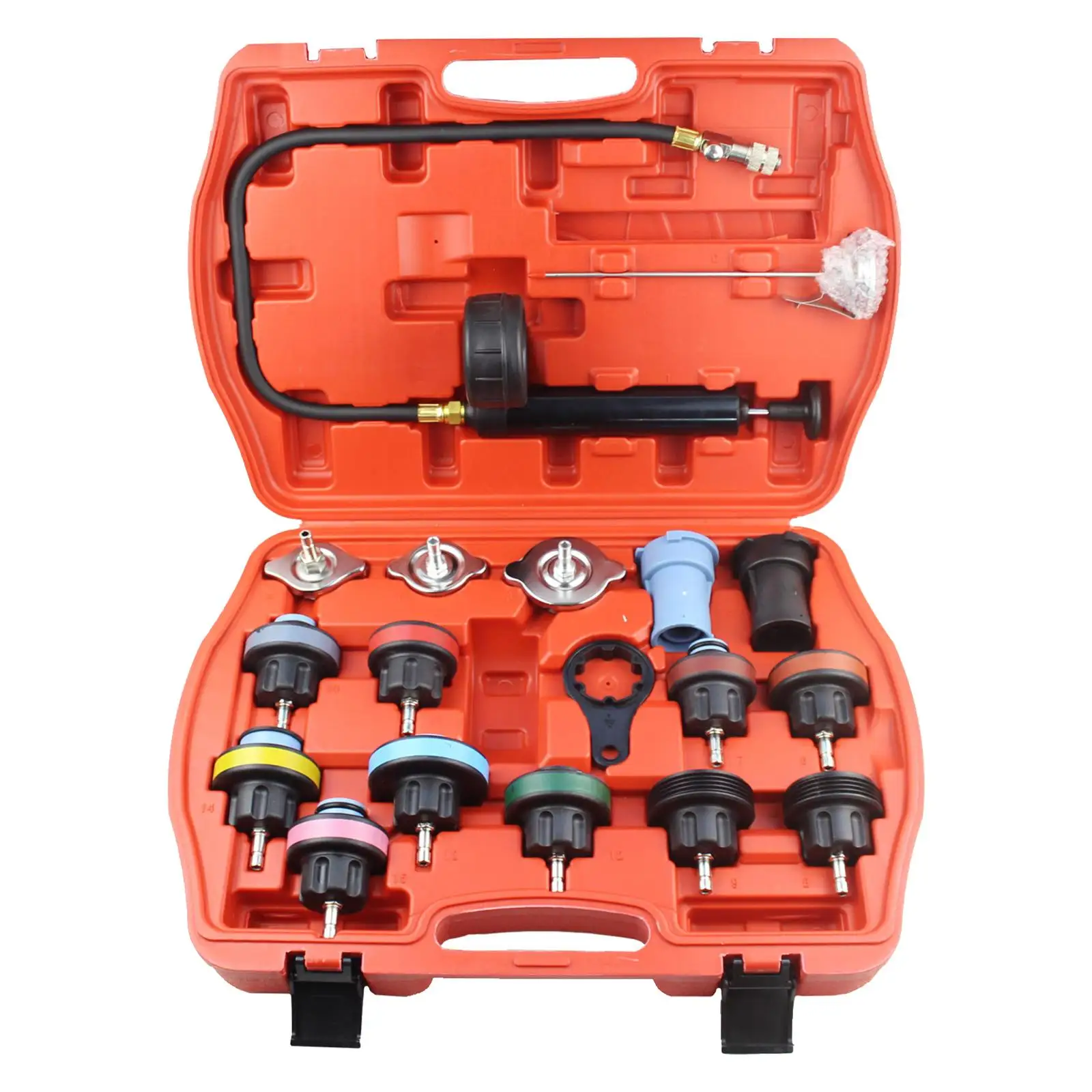 

18Pcs Pressure Tester Tool Kit Universal for Most Car Vehicle Parts