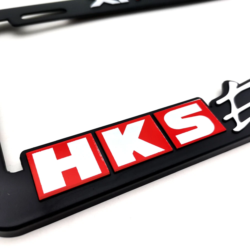 2 шт. рамка для номерного знака автомобиля крышка JDM Bride Skunk2 HKS держатель из
