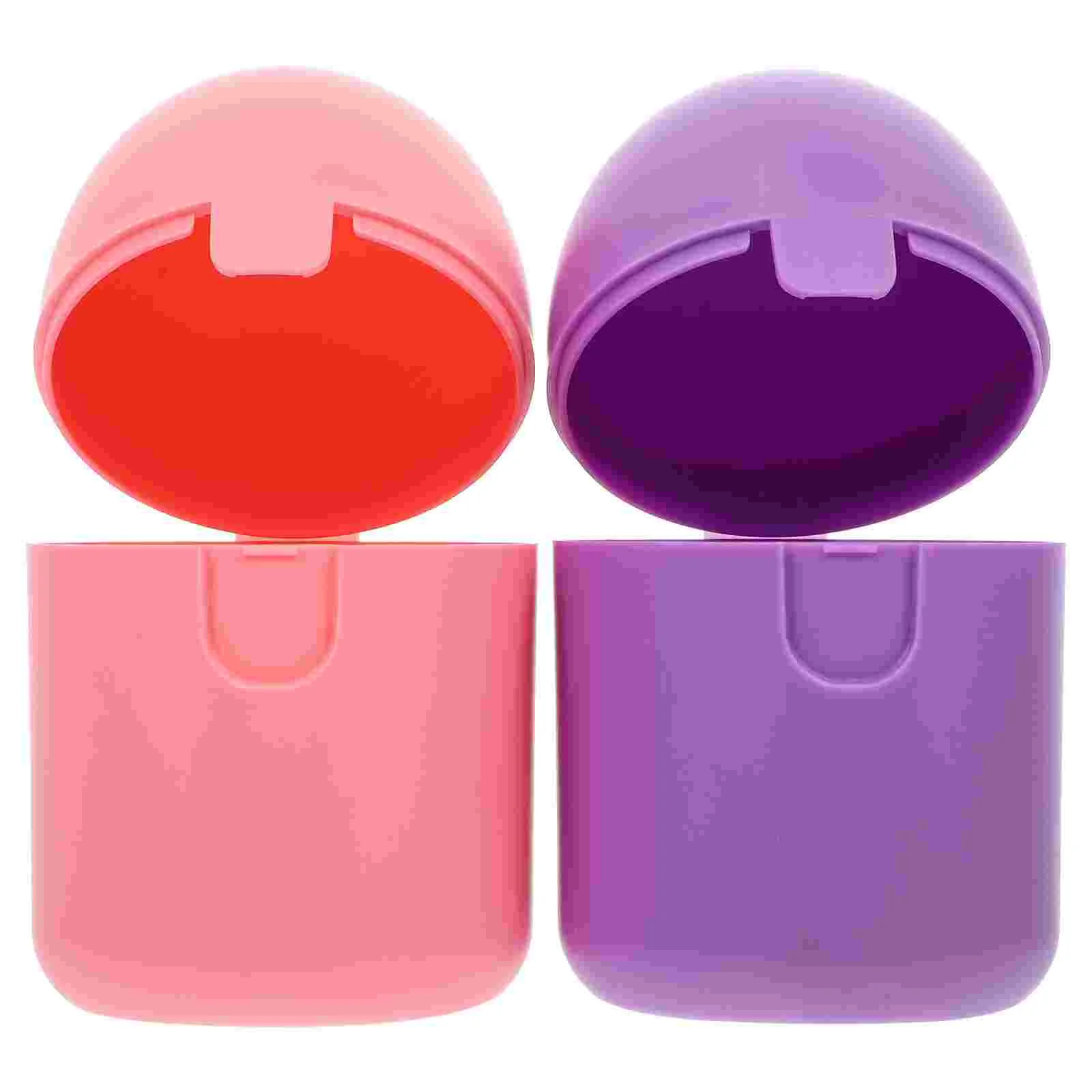 

2 Pcs Menstrual Cup Box Female Supply Lady Tools Personal Items Steam Sterilizer Cleaner Miss Mini Period