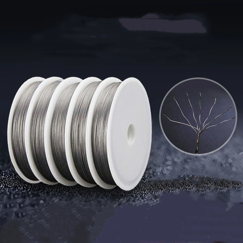Прочная рыболовная леска из нержавеющей стали ультратонкая мягкая для морской и