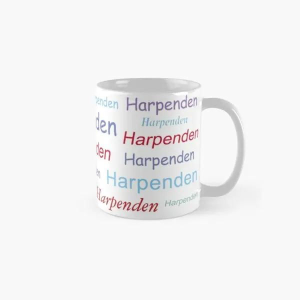 

Классическая кружка Harpenden, Подарочная кружка с простым изображением, круглая ручка для чая, фотография кофе, посуда для напитков с принтом