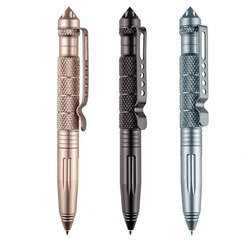 

High-Quality Outdoor Tungsten Steel Head Tactical Defense Ballpoint Pen EDC Multi-Function Self-Defense Family Signing Pens